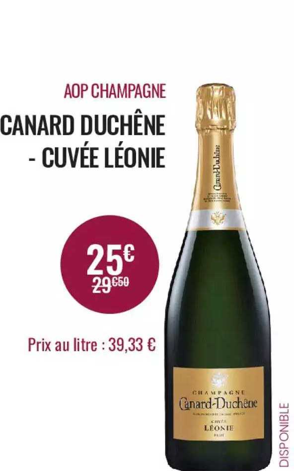 aop champagne canard duchêne-cuvée léonie