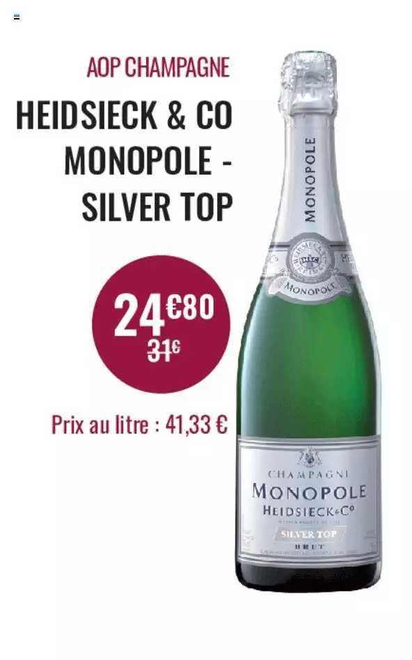 Aop Champagne Heidsieck & Co Monopole - Silver Top