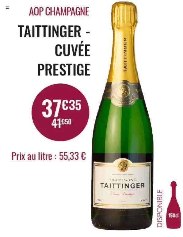 Aop Champagne Taittinger - Cuvée Prestige