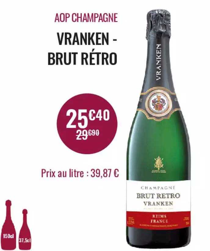 Aop Champagne Vranken-brut Rétro