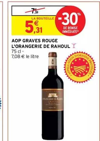 aop graves rouge l'orangerie de rahoul