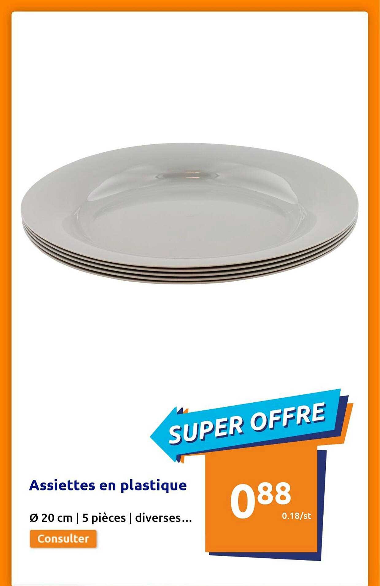 Assiettes En Plastique