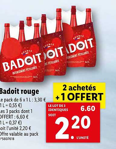 Badoit Rouge