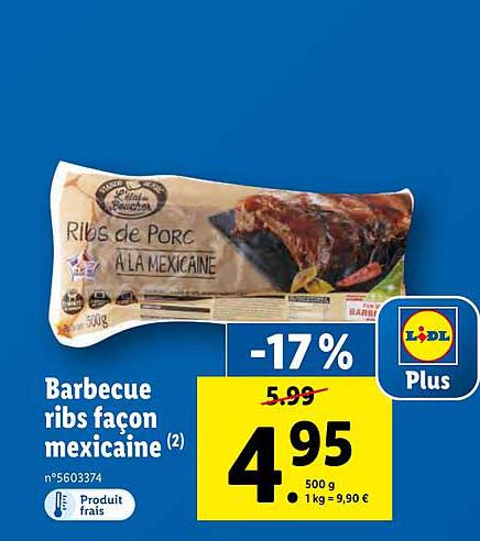 barbecue ribs façon mexicaine