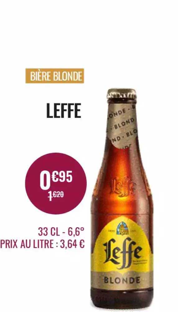 Bière Blonde  Leffe