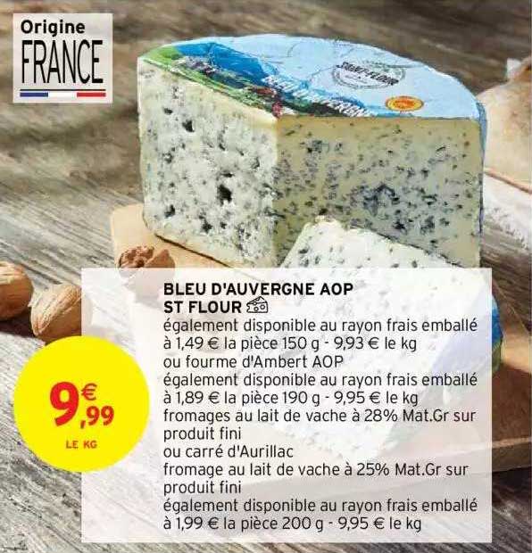 Bleu D'auvergne Aop St Flour