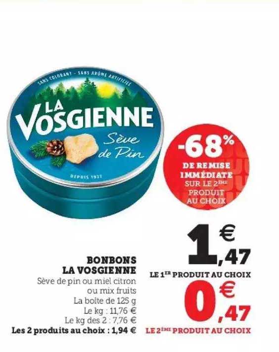 bonbons la vosgienne