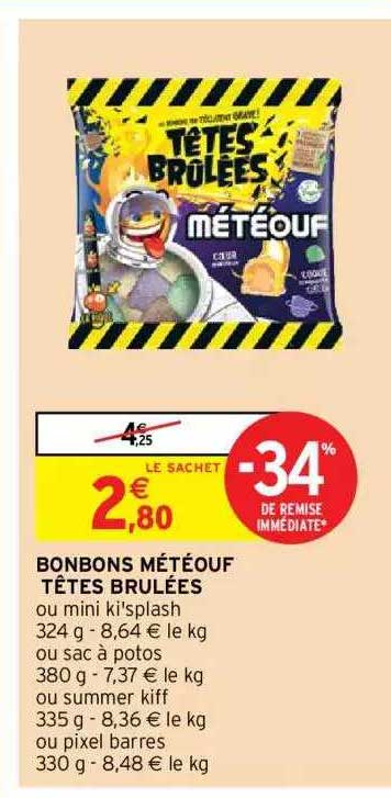 bonbons météouf têtes brulées