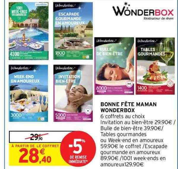 bonne fête maman wonderbox