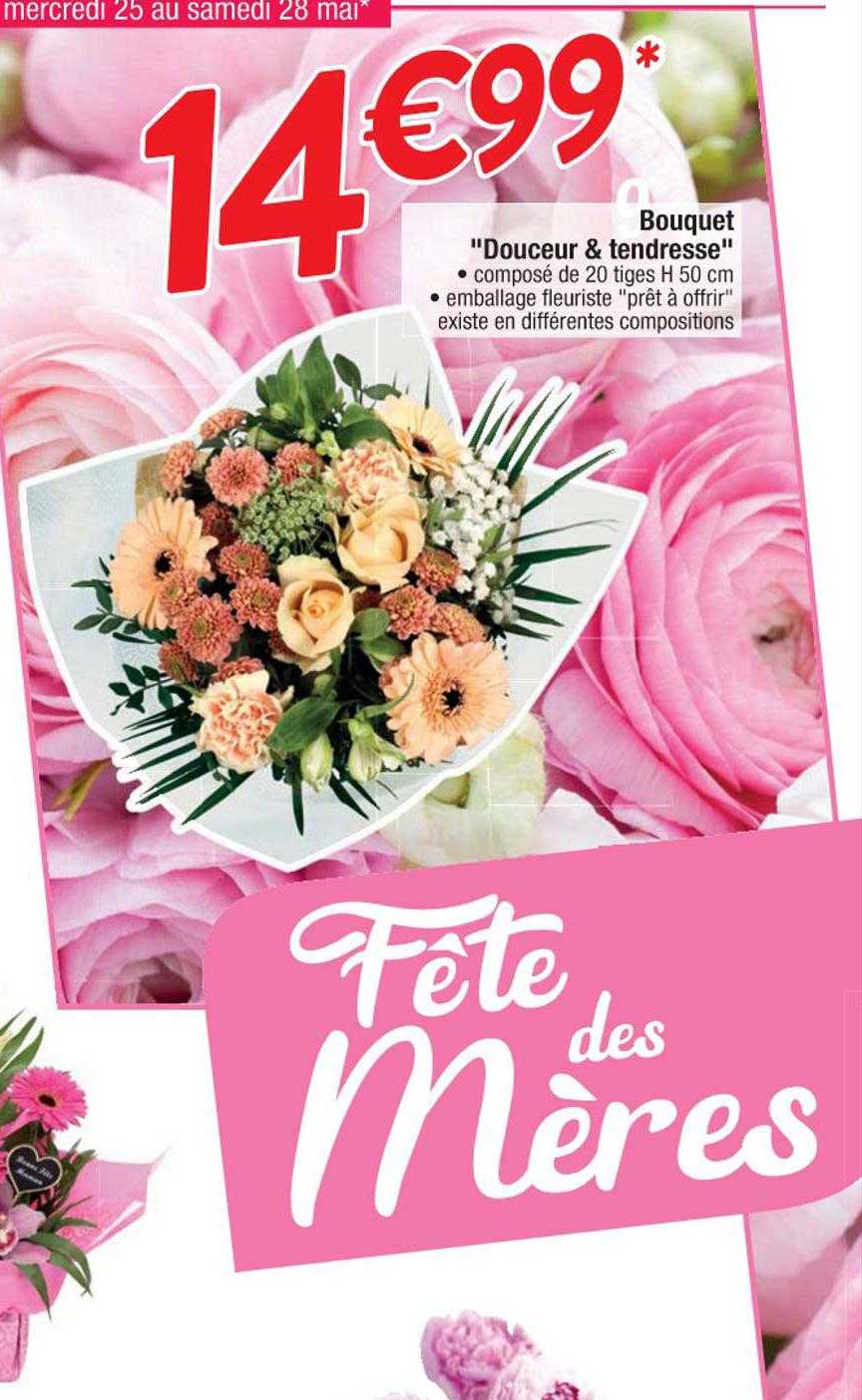 bouquet "douceur & tendresse"