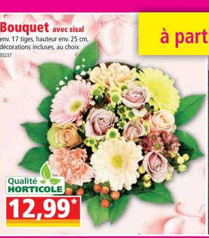 bouquet avec sisal