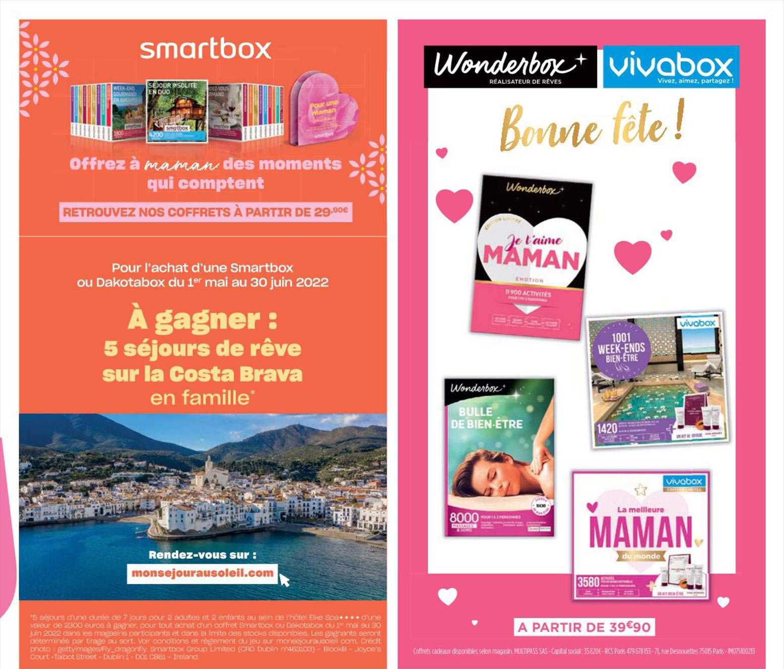 bulle de bien-être wonderbox, je t'aime maman wonderbox, 1001 weed-ends bien-être vivabox, la meilleur maman vivabox