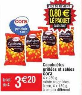 Cacahuètes Grillées Et Salées Cora