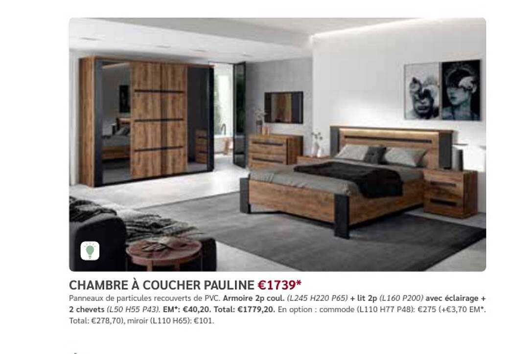 Chambre à Coucher Pauline