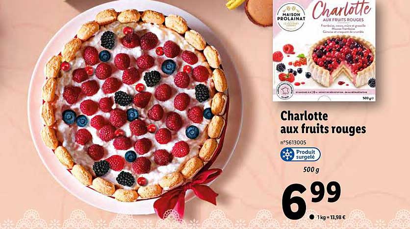 charlotte aux fruits rouges