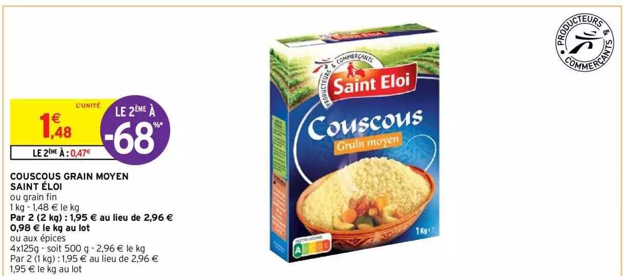 couscous grain moyen saint éloi