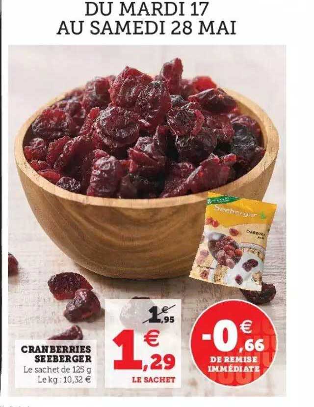 Cranberries Seeberger