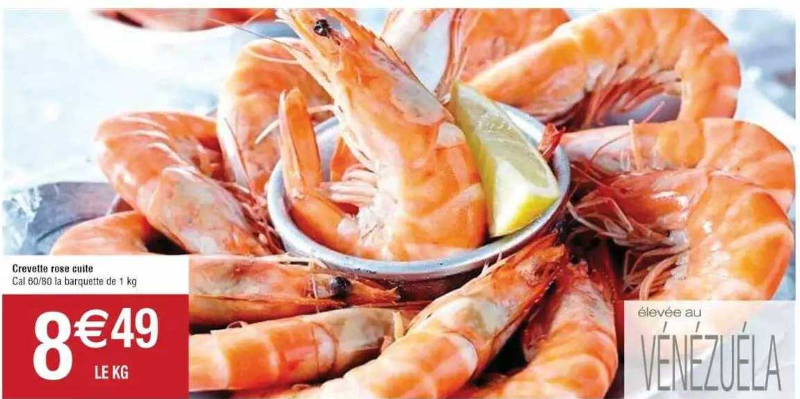 Crevette Rose Cuite