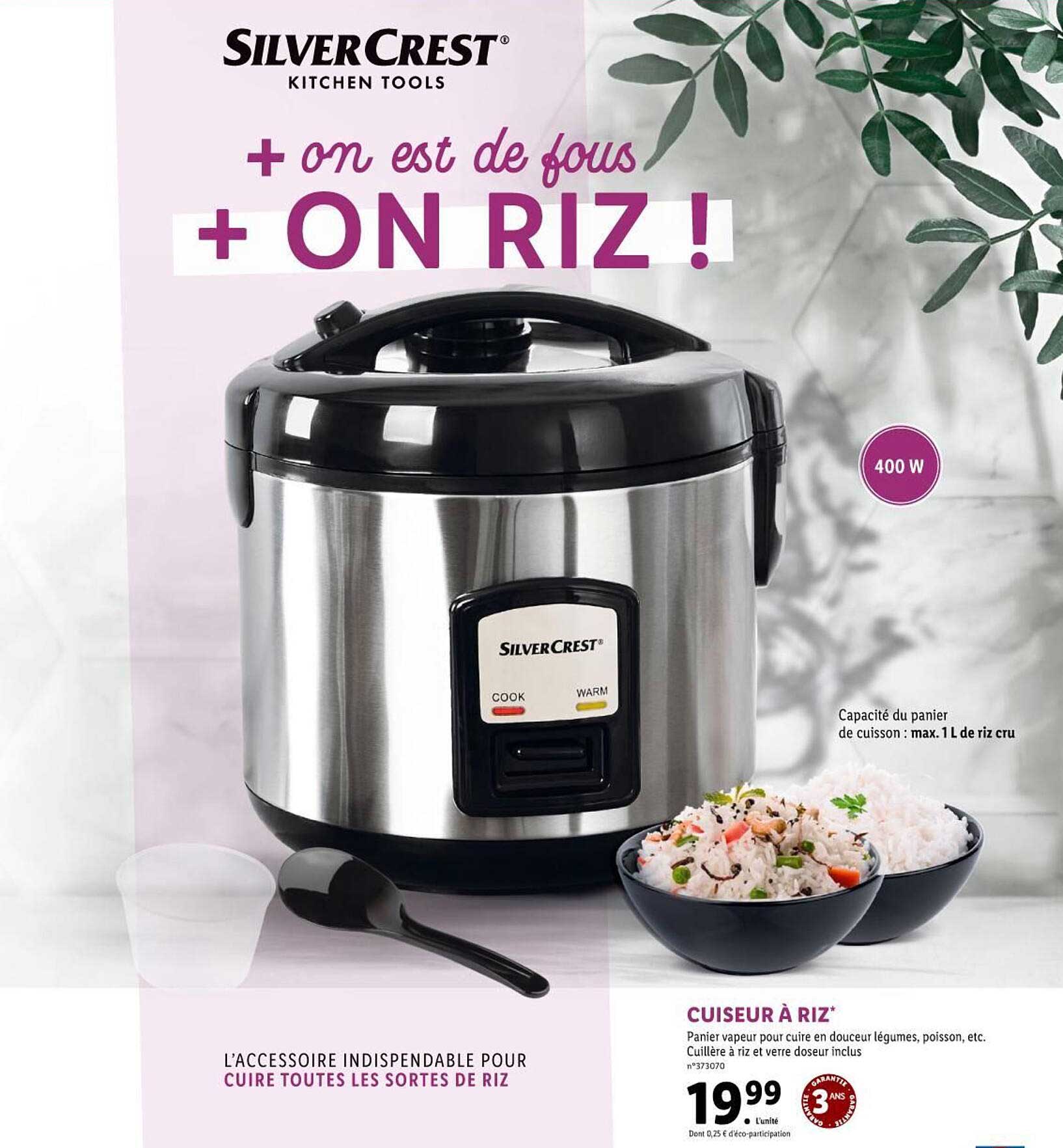 cuiseur à riz silver crest