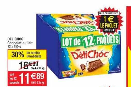 Délichoc Chocolat Au Lait