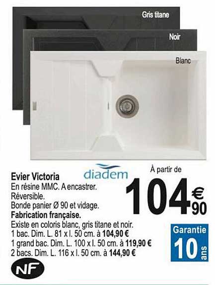 Diadem Evier Victoria