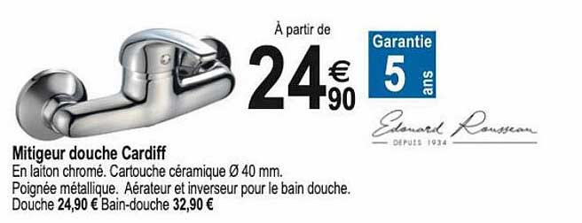 edouard rousseau mitigeur douche cardiff