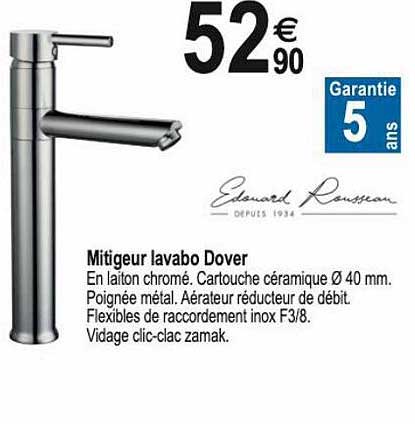 edouard rousseau mitigeur lavabo dover