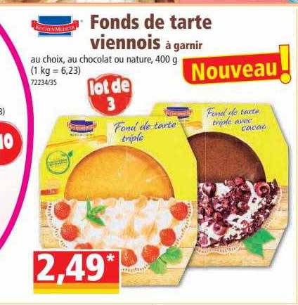 fonds de tarte viennois à garnir