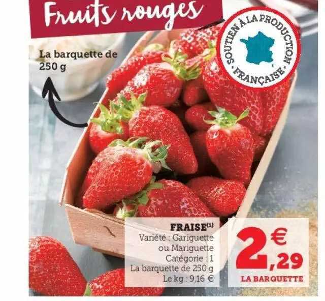 fraise gariguette ou mariguette