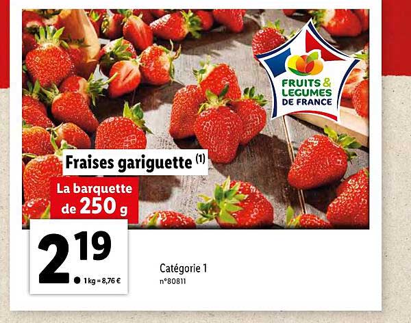 fraises gariguette