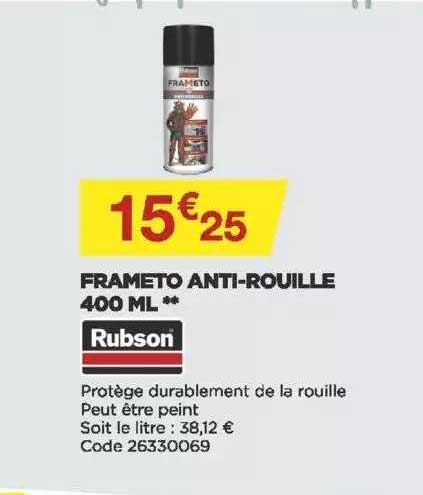 framento anti-rouille 400 ml rubson
