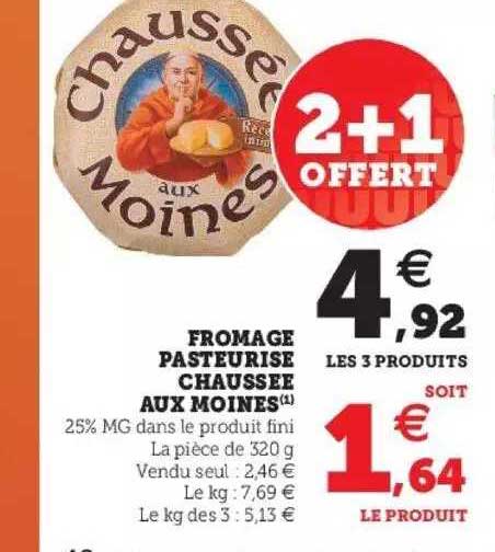 Fromage Pasteurisé Chaussée Aux Moines