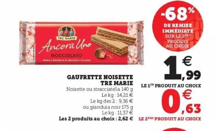 Gaufrette Noisette Tre Marie