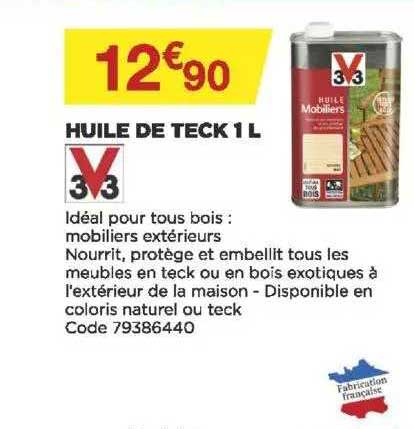 huile de teck 1 l v33