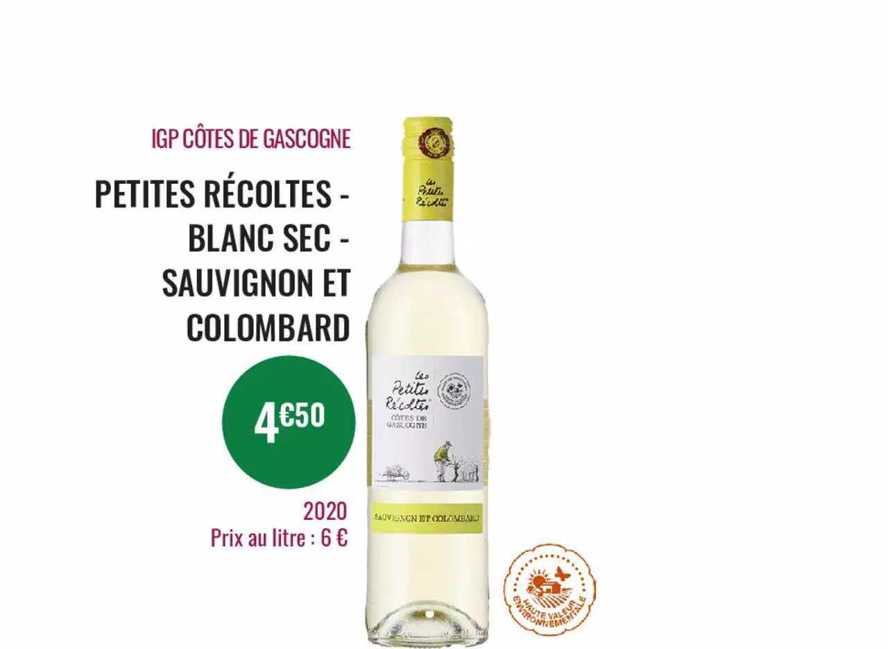 igp côtes de gascogne petites récoltes-blanc sec-sauvignon et colombard