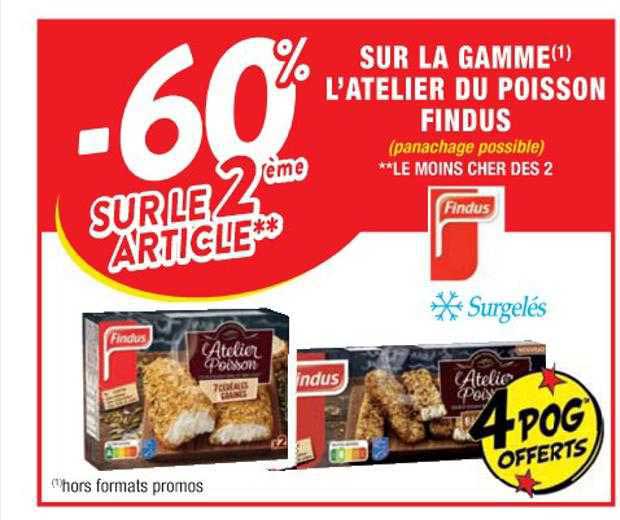 la gamme l'atelier du poisson findus