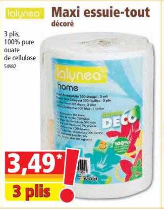 lalynea maxi essuie-tout décoré
