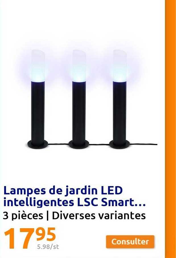 lampes de jardin led intelligentes lsc smart...