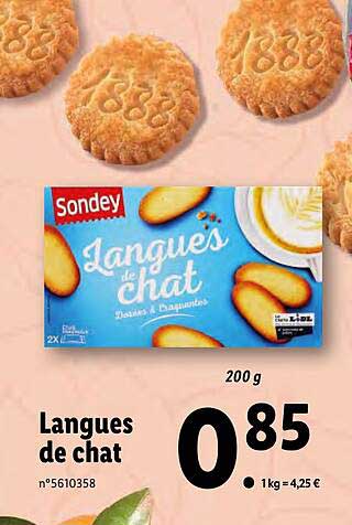 langues de chat sondey