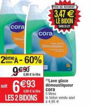lave glace démoustiquer cora