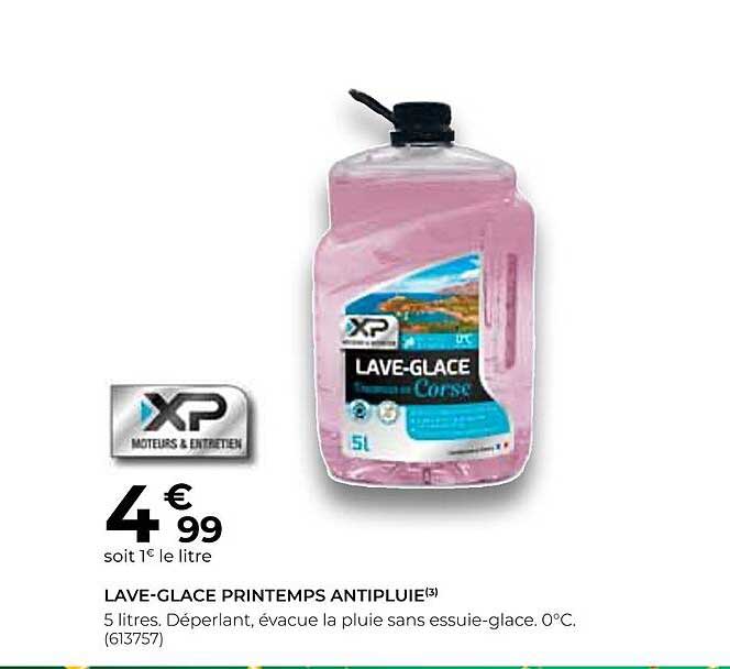 lave-glace printemps antipluie xp
