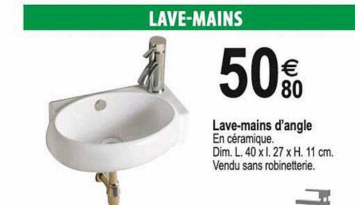 Lave-mains D'angle