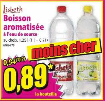 Lisbeth Boisson Aromatisée à L'eau De Source
