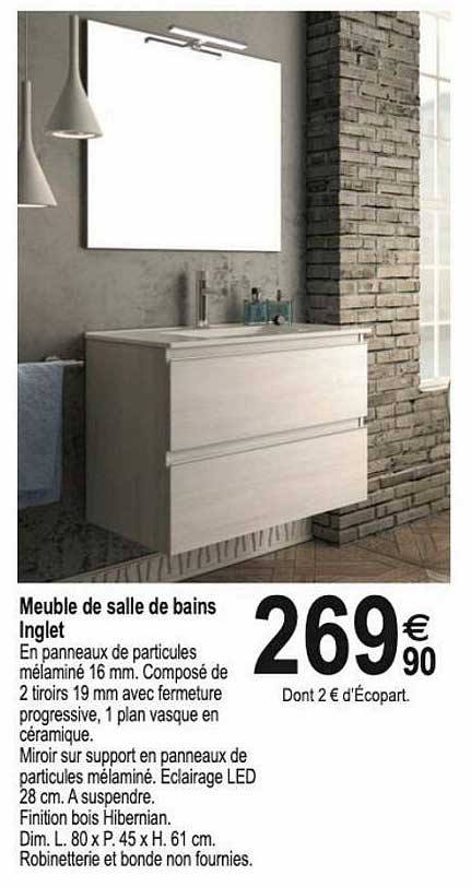 Meuble De Salle De Bains Inglet