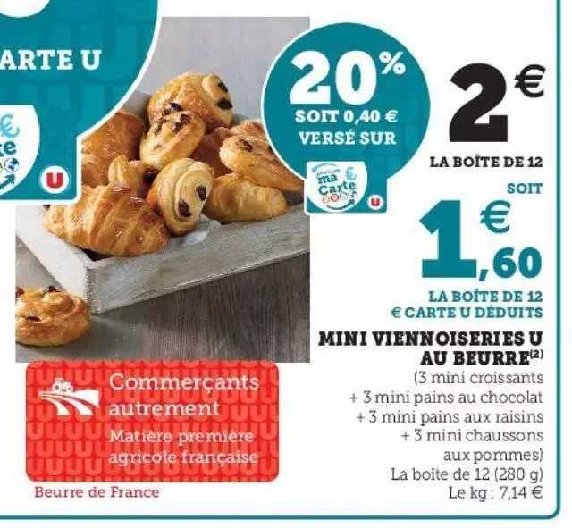 mii viennoiseries u au beurre