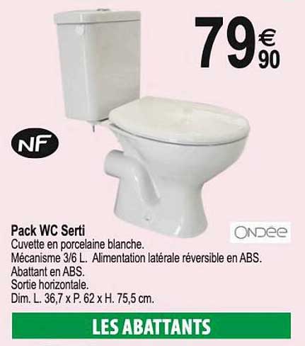 Pack Wc Serti