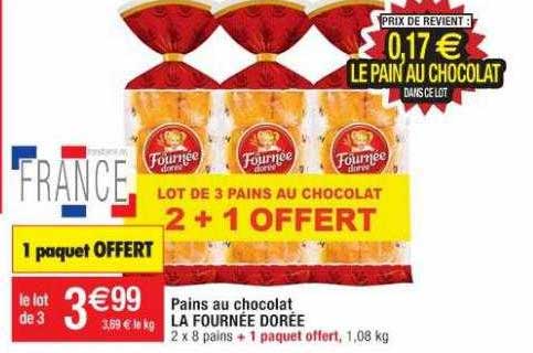 pains au chocolat la fournée dorée