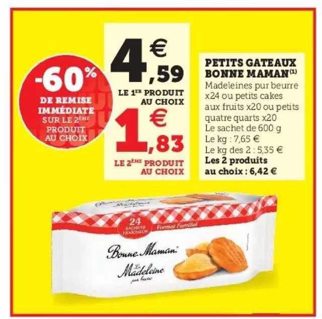 petits gâteaux bonne maman