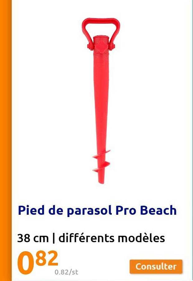 pied de parasol pro beach