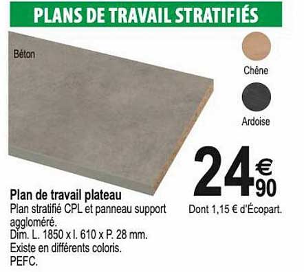 Plan De Travail Plateau
